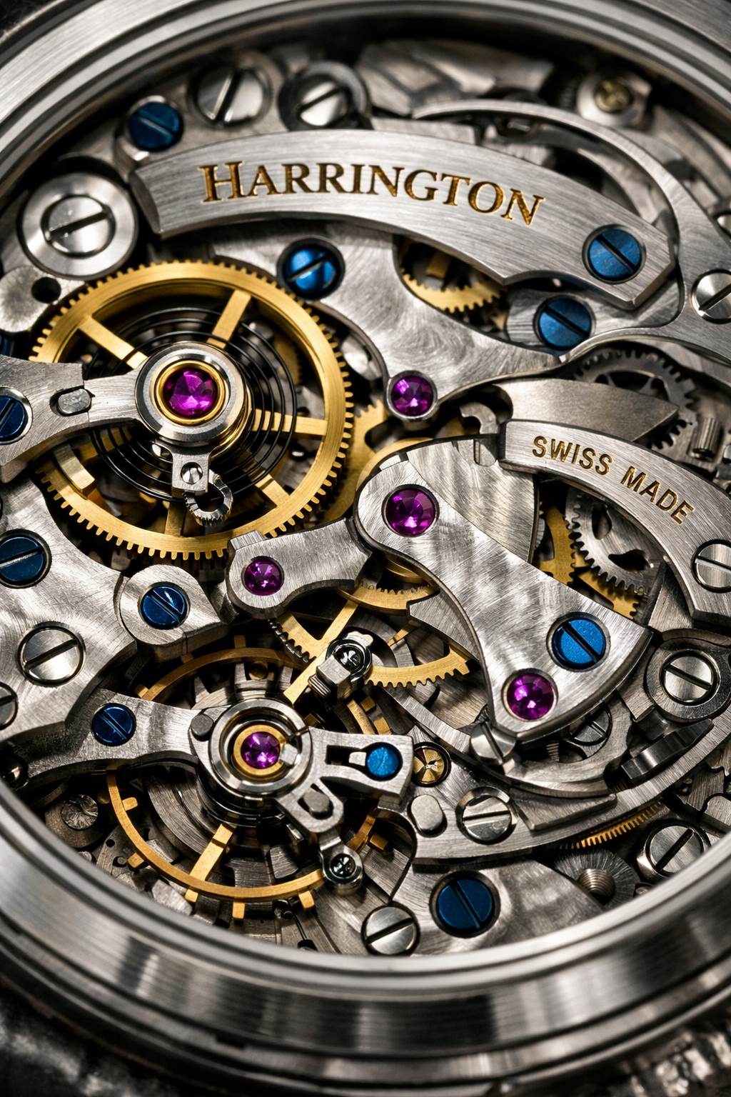 Mechanical movement close-up